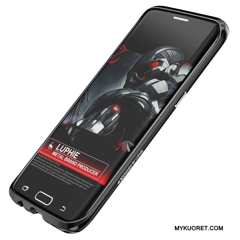 Kuori Samsung Galaxy S7 Metalli Kulta Trendi, Kotelo Samsung Galaxy S7 Suojaus Puhelimen Kuoret Murtumaton