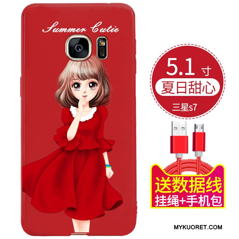 Kuori Samsung Galaxy S7 Monivärinen Puhelimen Kuoret Murtumaton, Kotelo Samsung Galaxy S7 Silikoni