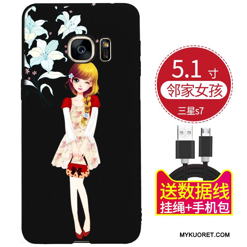 Kuori Samsung Galaxy S7 Monivärinen Puhelimen Kuoret Murtumaton, Kotelo Samsung Galaxy S7 Silikoni