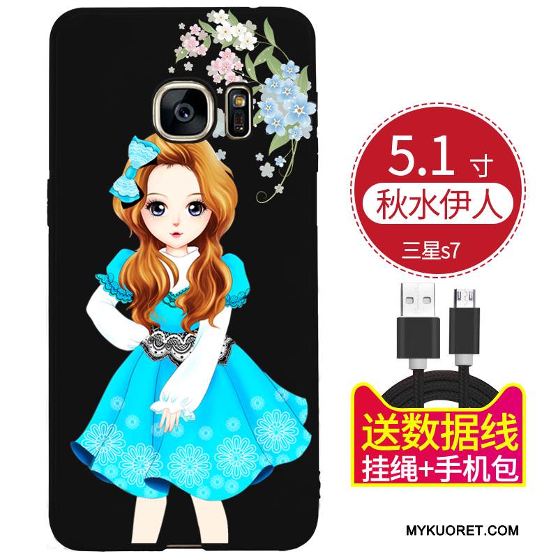 Kuori Samsung Galaxy S7 Monivärinen Puhelimen Kuoret Murtumaton, Kotelo Samsung Galaxy S7 Silikoni