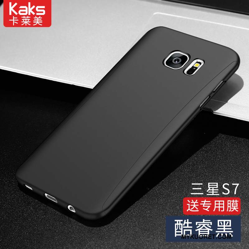 Kuori Samsung Galaxy S7 Murtumaton Kulta, Kotelo Samsung Galaxy S7 Pesty Suede Kova