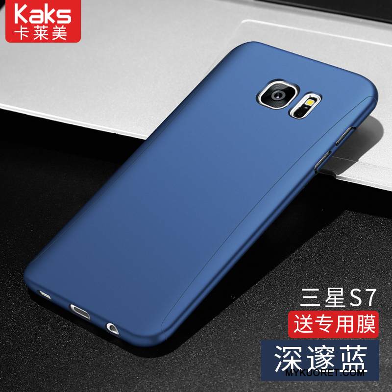 Kuori Samsung Galaxy S7 Murtumaton Kulta, Kotelo Samsung Galaxy S7 Pesty Suede Kova
