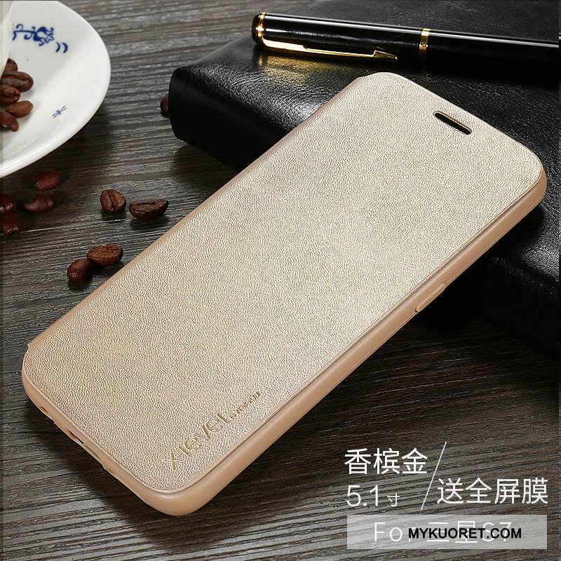 Kuori Samsung Galaxy S7 Nahka Sininen Murtumaton, Kotelo Samsung Galaxy S7 Suojaus Puhelimen Kuoret Ultra