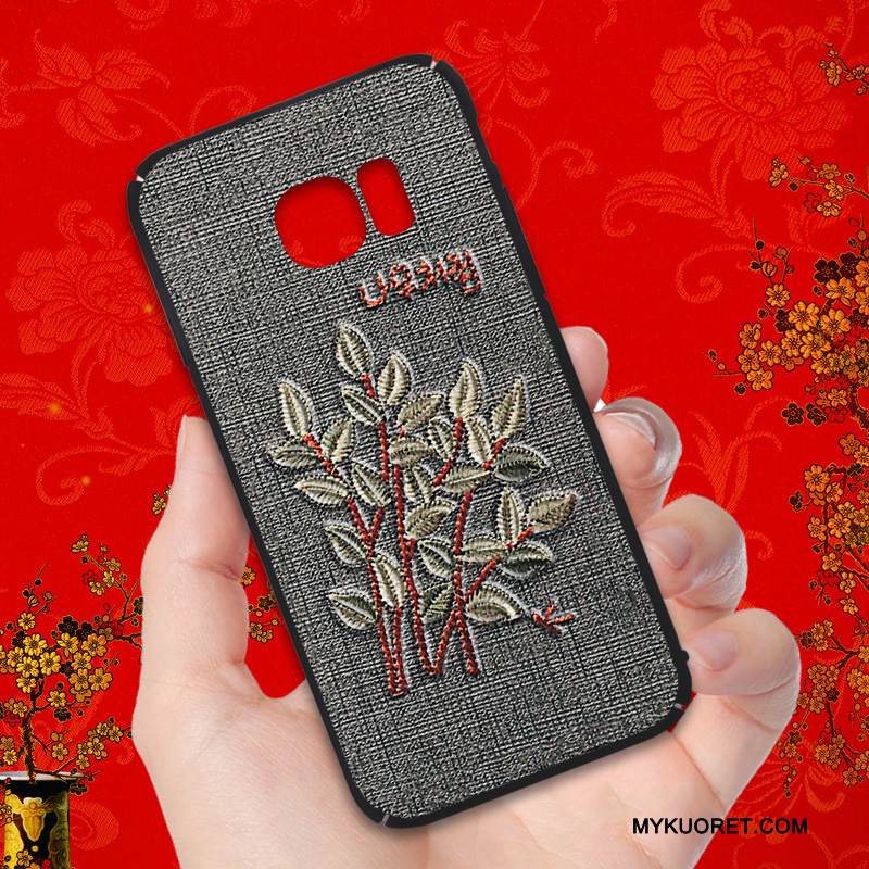 Kuori Samsung Galaxy S7 Pehmeä Neste Khaki Murtumaton, Kotelo Samsung Galaxy S7 Laukut Puhelimen Kuoret Pesty Suede