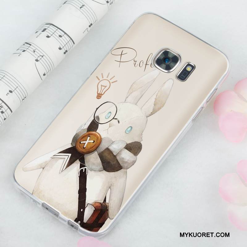 Kuori Samsung Galaxy S7 Pehmeä Neste Violetti Murtumaton, Kotelo Samsung Galaxy S7 Silikoni Ohut Vaalean