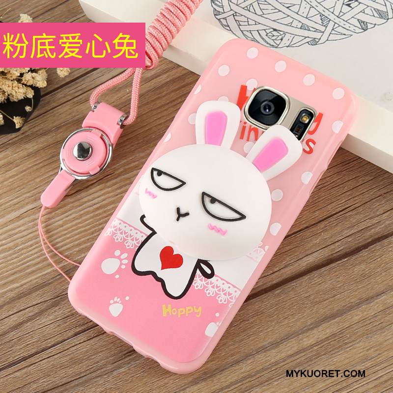 Kuori Samsung Galaxy S7 Sarjakuva Musta Persoonallisuus, Kotelo Samsung Galaxy S7 Silikoni Murtumaton Puhelimen Kuoret