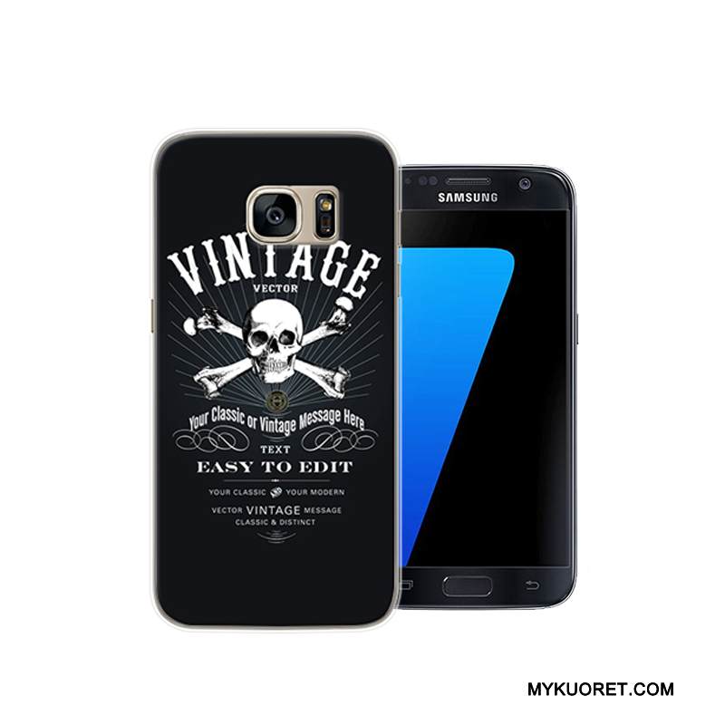 Kuori Samsung Galaxy S7 Sarjakuva Puhelimen Kuoret Murtumaton, Kotelo Samsung Galaxy S7 Suojaus Kova Persoonallisuus