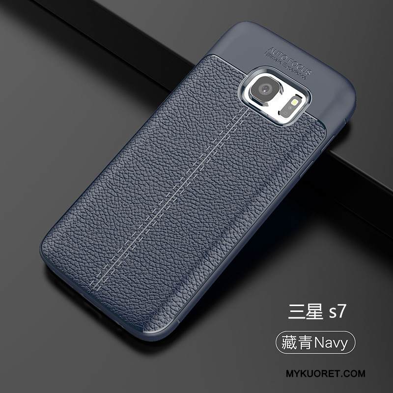 Kuori Samsung Galaxy S7 Silikoni Murtumaton Trendi, Kotelo Samsung Galaxy S7 Pehmeä Neste 说 Yksinkertainen