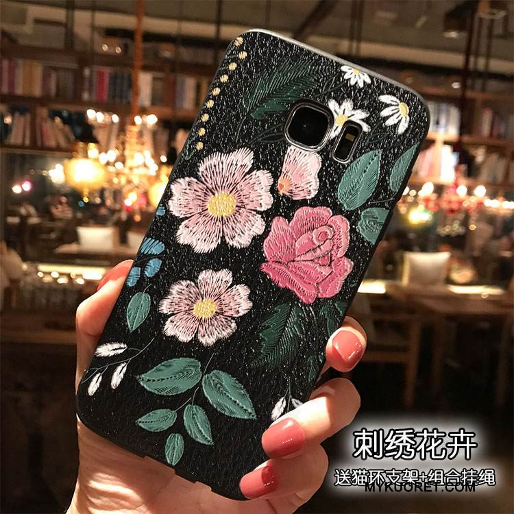 Kuori Samsung Galaxy S7 Silikoni Puhelimen Kuoret Persoonallisuus, Kotelo Samsung Galaxy S7 Monivärinen Trendi Ripustettavat Koristeet