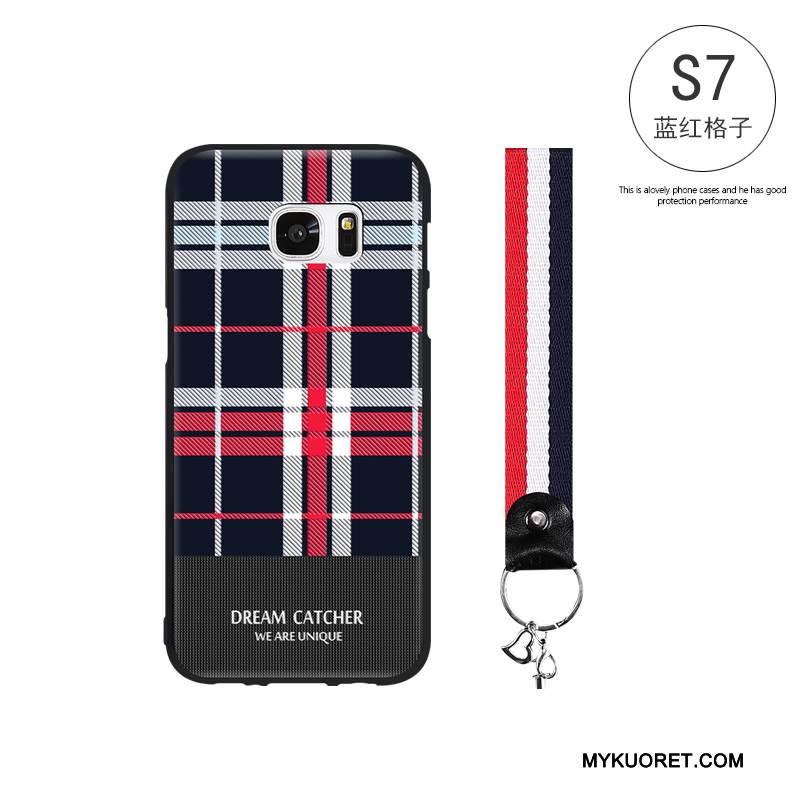 Kuori Samsung Galaxy S7 Silikoni Puhelimen Kuoret Yksinkertainen, Kotelo Samsung Galaxy S7 Suojaus Pleedi Trendi