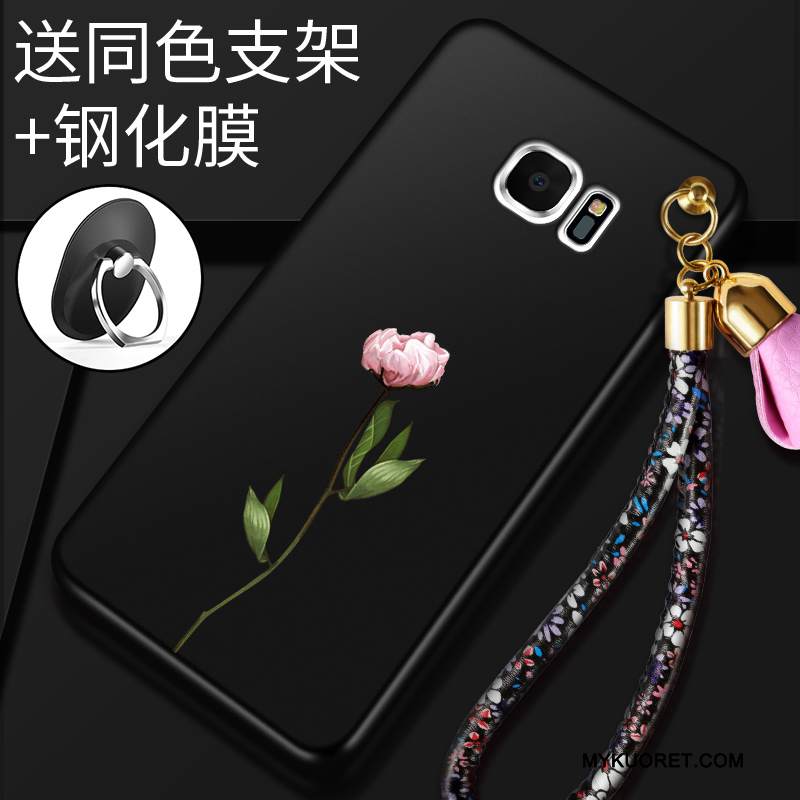 Kuori Samsung Galaxy S7 Silikoni Punainen Pesty Suede, Kotelo Samsung Galaxy S7 Laukut Puhelimen Kuoret Murtumaton