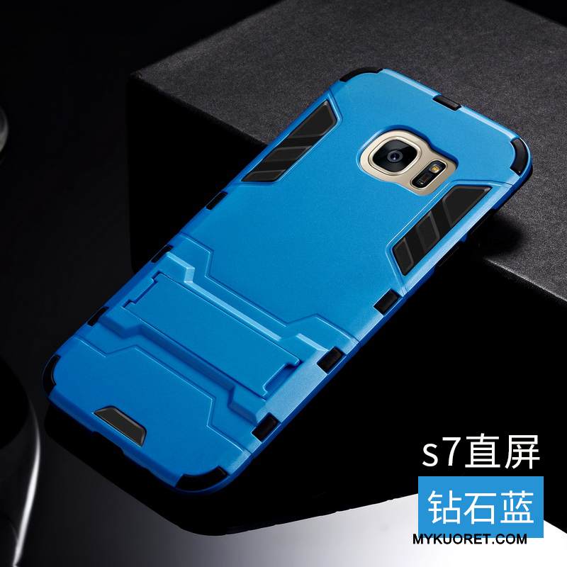 Kuori Samsung Galaxy S7 Silikoni Punainen Puhelimen Kuoret, Kotelo Samsung Galaxy S7 Suojaus Kova Trendi