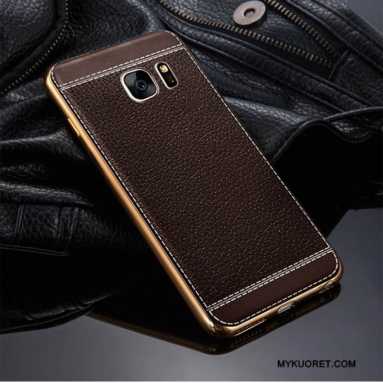 Kuori Samsung Galaxy S7 Silikoni Punainen Puhelimen Kuoret, Kotelo Samsung Galaxy S7 Suojaus Murtumaton