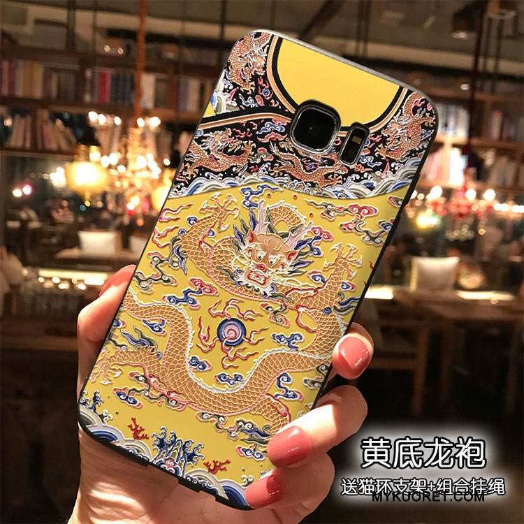 Kuori Samsung Galaxy S7 Silikoni Tuuli Trendi, Kotelo Samsung Galaxy S7 Laukut Ripustettavat Koristeet Puhelimen Kuoret