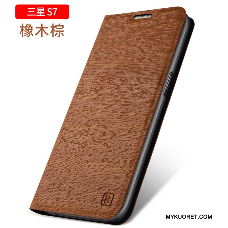 Kuori Samsung Galaxy S7 Suojaus Murtumaton Puhelimen Kuoret, Kotelo Samsung Galaxy S7 Kuoret Kulta