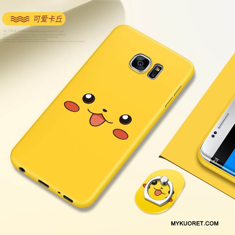 Kuori Samsung Galaxy S7 Suojaus Persoonallisuus Murtumaton, Kotelo Samsung Galaxy S7 Pehmeä Neste Jauhe Puhelimen Kuoret