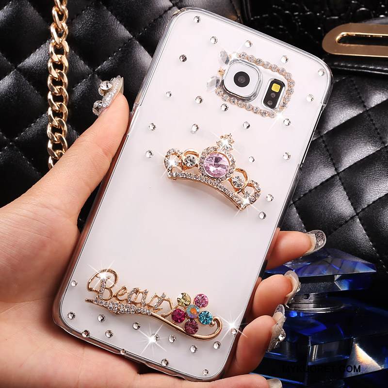 Kuori Samsung Galaxy S7 Suojaus Puhelimen Kuoret Läpinäkyvä, Kotelo Samsung Galaxy S7 Kova Kristalli