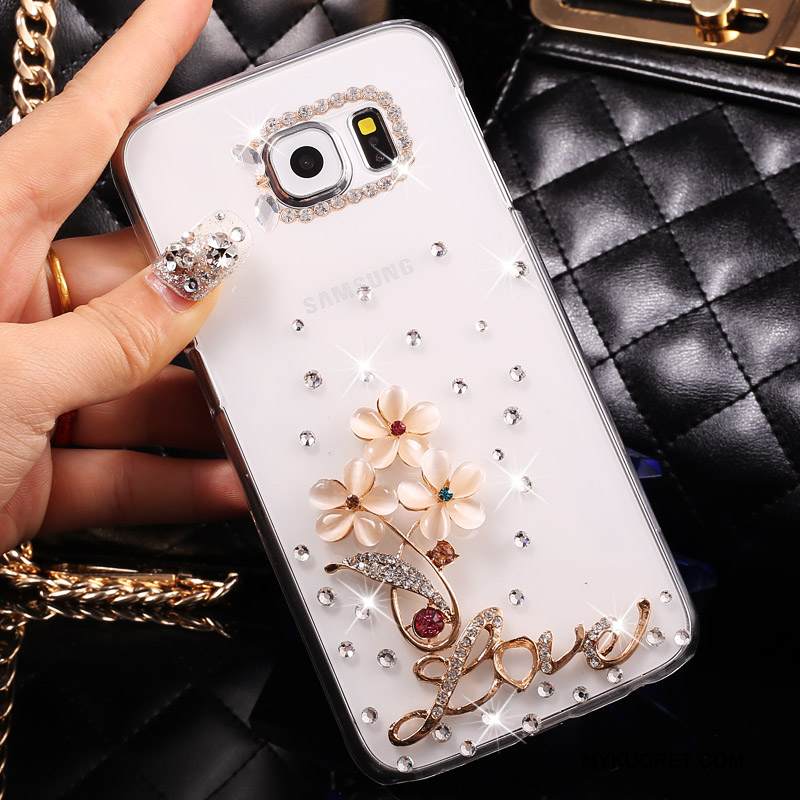 Kuori Samsung Galaxy S7 Suojaus Puhelimen Kuoret Läpinäkyvä, Kotelo Samsung Galaxy S7 Kova Kristalli