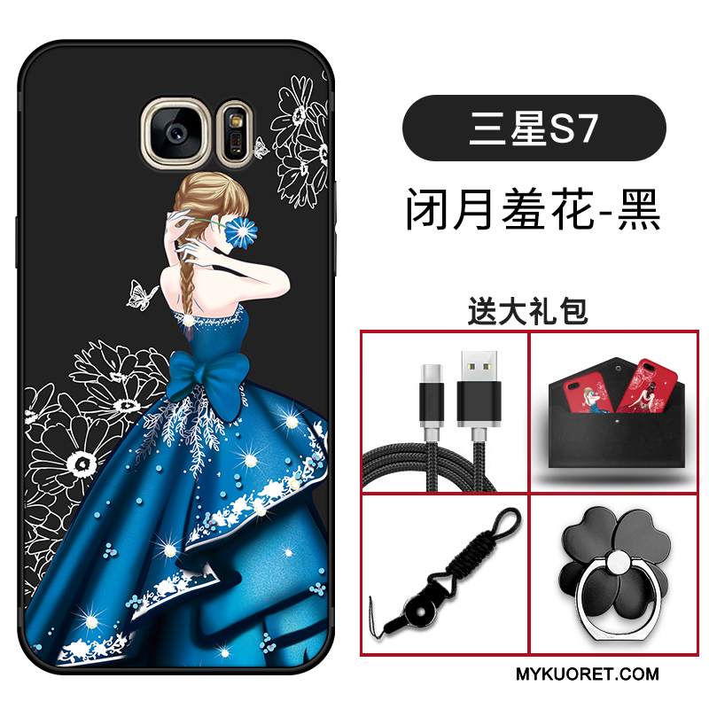 Kuori Samsung Galaxy S7 Suojaus Punainen Puhelimen Kuoret, Kotelo Samsung Galaxy S7 Laukut Murtumaton