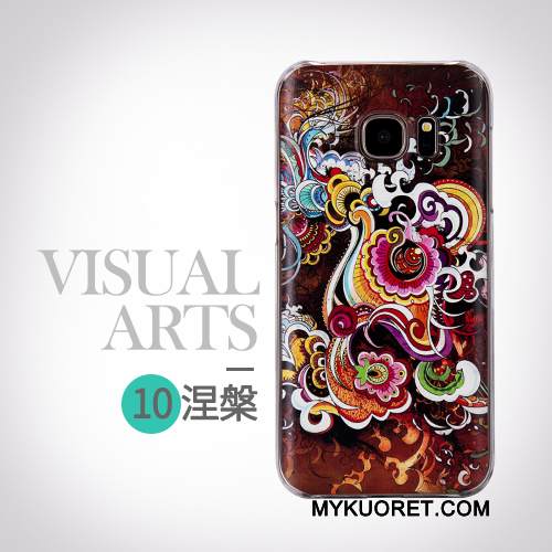 Kuori Samsung Galaxy S7 Suojaus Trendi Puhelimen Kuoret, Kotelo Samsung Galaxy S7 Sarjakuva Persoonallisuus Keltainen