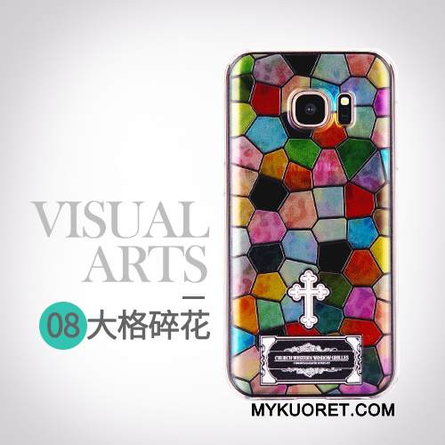 Kuori Samsung Galaxy S7 Suojaus Trendi Puhelimen Kuoret, Kotelo Samsung Galaxy S7 Sarjakuva Persoonallisuus Keltainen