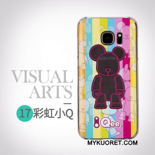 Kuori Samsung Galaxy S7 Suojaus Trendi Puhelimen Kuoret, Kotelo Samsung Galaxy S7 Sarjakuva Persoonallisuus Keltainen