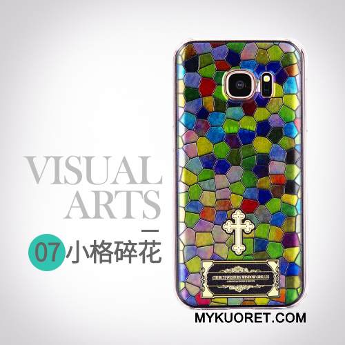 Kuori Samsung Galaxy S7 Suojaus Trendi Puhelimen Kuoret, Kotelo Samsung Galaxy S7 Sarjakuva Persoonallisuus Keltainen