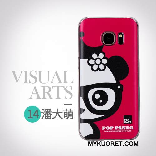 Kuori Samsung Galaxy S7 Suojaus Trendi Puhelimen Kuoret, Kotelo Samsung Galaxy S7 Sarjakuva Persoonallisuus Keltainen