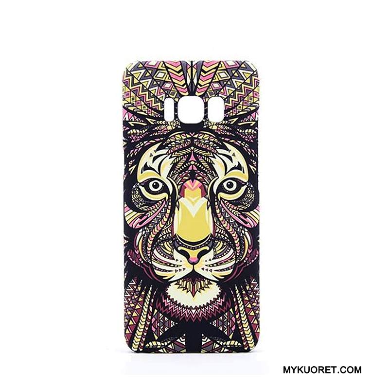 Kuori Samsung Galaxy S8+ Kohokuviointi Trendi Sininen, Kotelo Samsung Galaxy S8+ Pehmeä Neste Eläin Kirkas