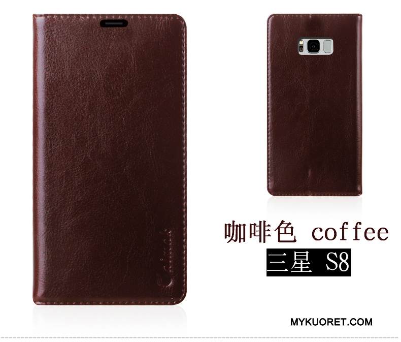 Kuori Samsung Galaxy S8 Kuoret Punainen Puhelimen Kuoret, Kotelo Samsung Galaxy S8 Laukut Murtumaton Trendi