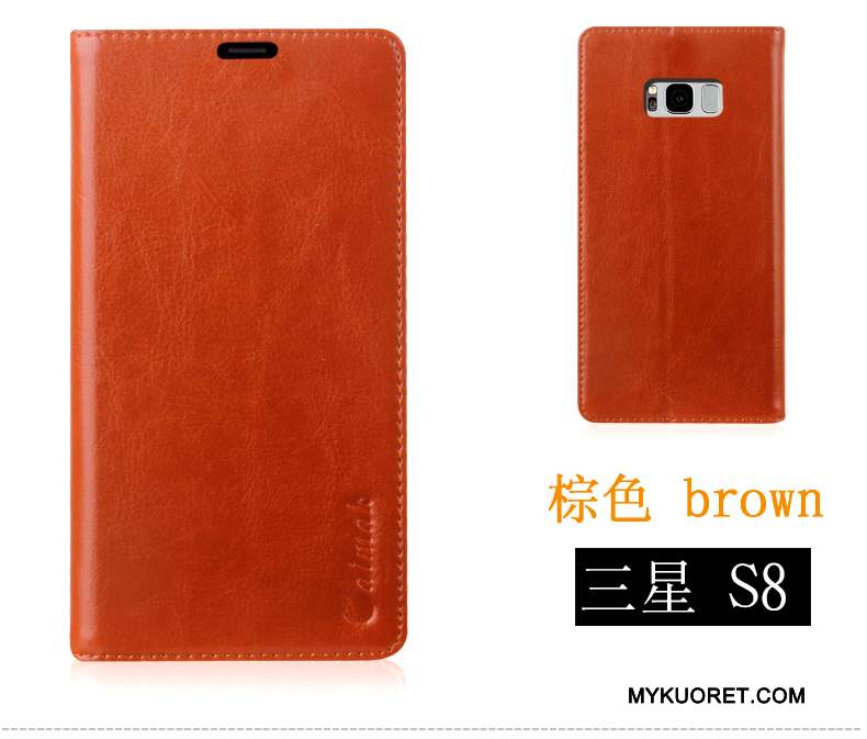 Kuori Samsung Galaxy S8 Kuoret Punainen Puhelimen Kuoret, Kotelo Samsung Galaxy S8 Laukut Murtumaton Trendi