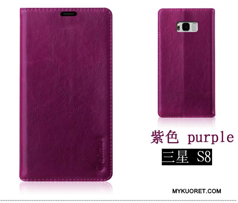 Kuori Samsung Galaxy S8 Kuoret Punainen Puhelimen Kuoret, Kotelo Samsung Galaxy S8 Laukut Murtumaton Trendi