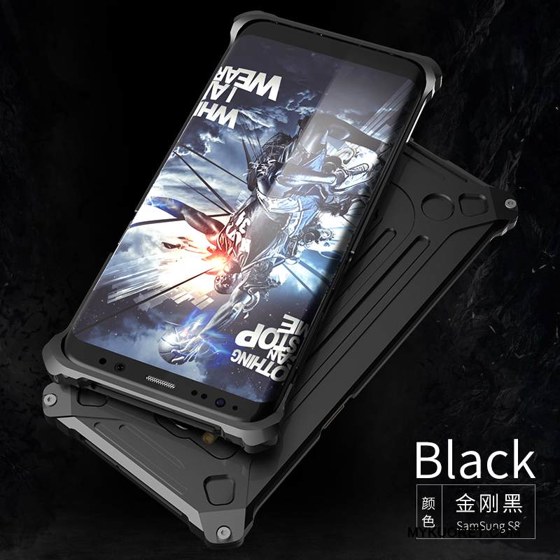 Kuori Samsung Galaxy S8 Laukut Kova Puhelimen Kuoret, Kotelo Samsung Galaxy S8 Metalli Murtumaton Persoonallisuus