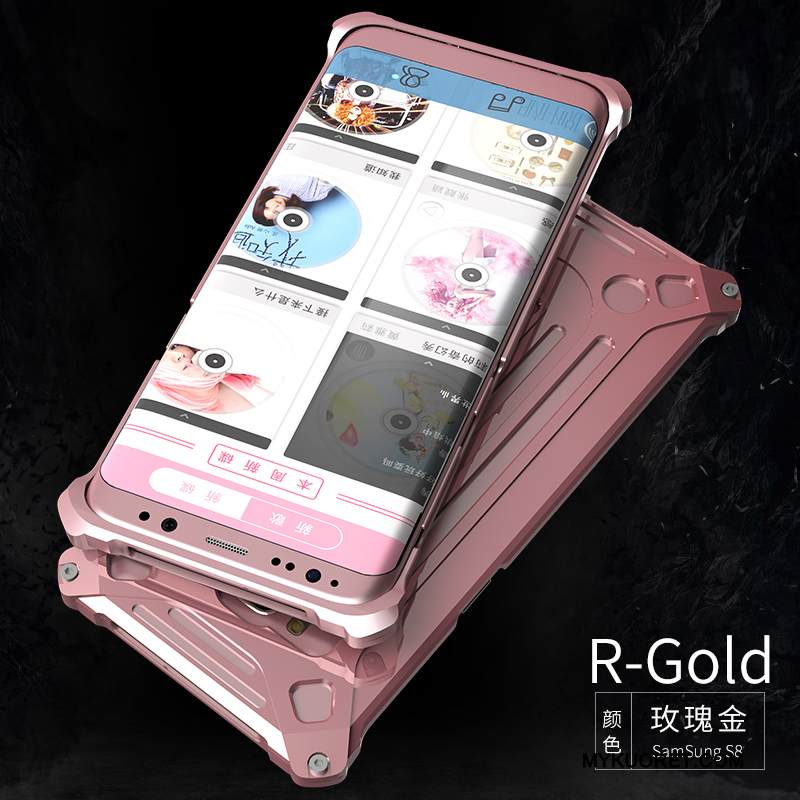 Kuori Samsung Galaxy S8 Laukut Kova Puhelimen Kuoret, Kotelo Samsung Galaxy S8 Metalli Murtumaton Persoonallisuus