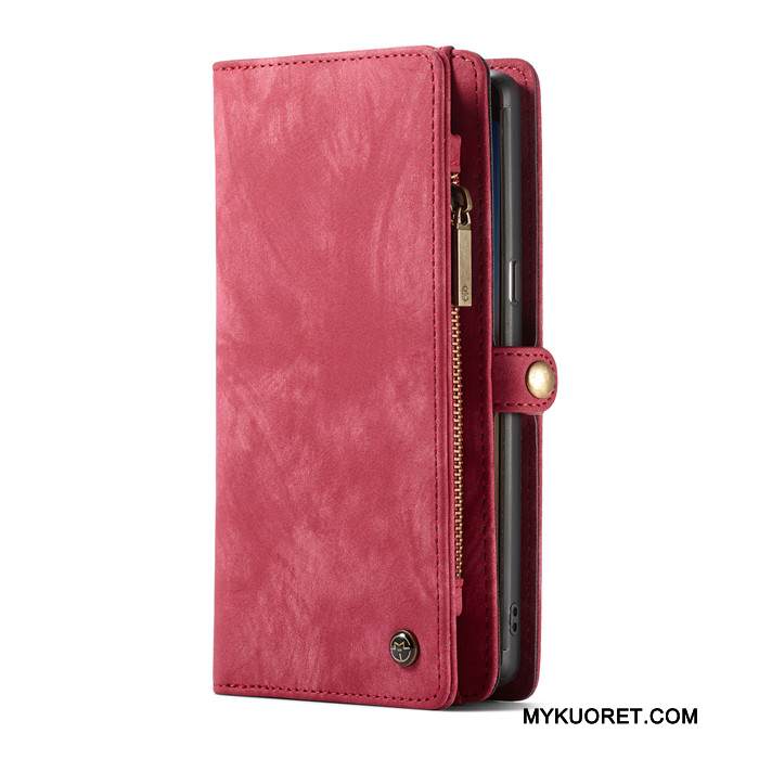 Kuori Samsung Galaxy S8+ Laukut Liiketoiminta Sininen, Kotelo Samsung Galaxy S8+ Nahka Kortti Puhelimen Kuoret