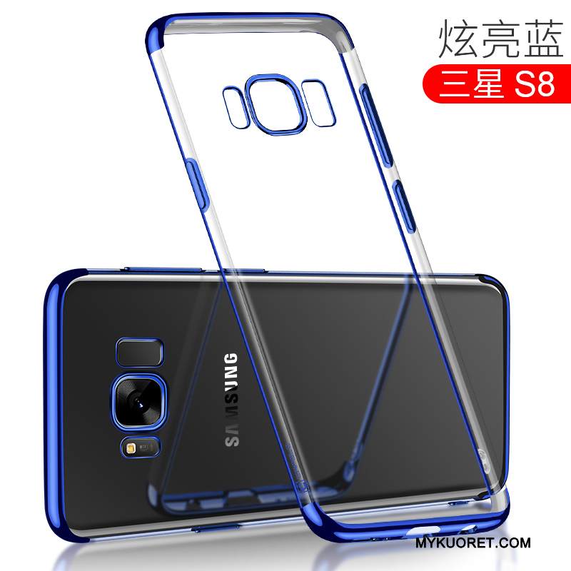 Kuori Samsung Galaxy S8 Laukut Murtumaton Pinnoitus, Kotelo Samsung Galaxy S8 Silikoni Kulta Ultra