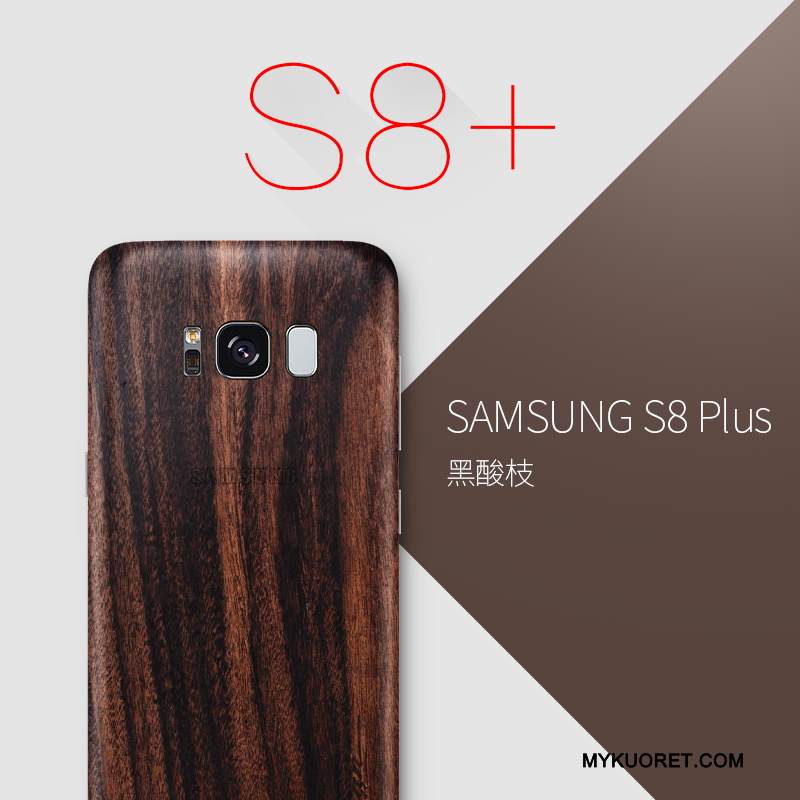 Kuori Samsung Galaxy S8+ Laukut Ohut Puhelimen Kuoret, Kotelo Samsung Galaxy S8+ Massiivipuu Ultra