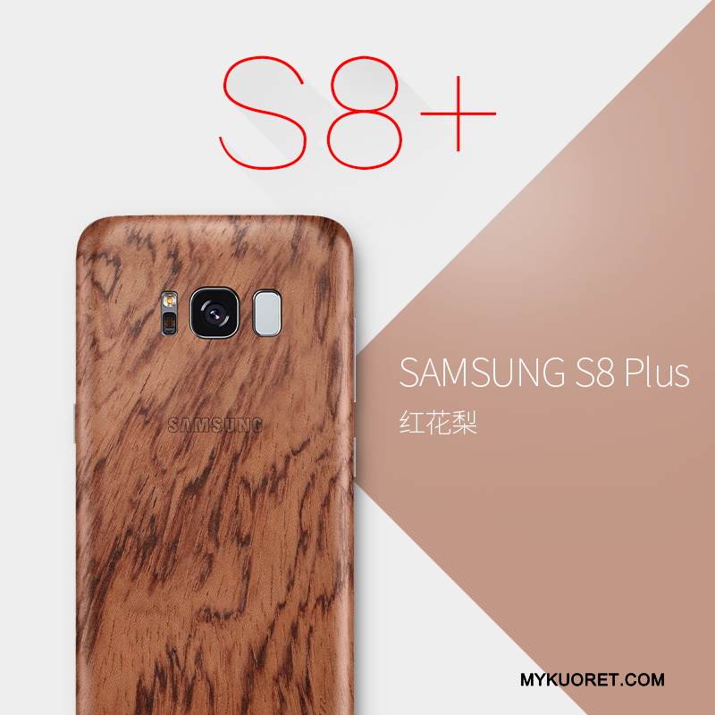 Kuori Samsung Galaxy S8+ Laukut Ohut Puhelimen Kuoret, Kotelo Samsung Galaxy S8+ Massiivipuu Ultra