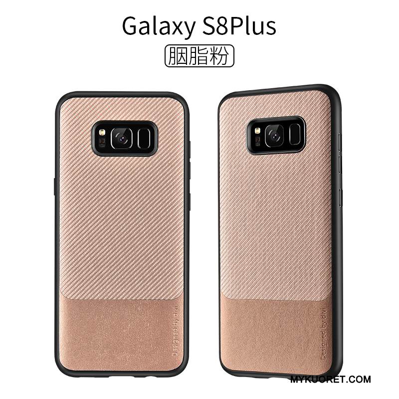 Kuori Samsung Galaxy S8+ Laukut Pesty Suede Murtumaton, Kotelo Samsung Galaxy S8+ Silikoni Punainen Ohut
