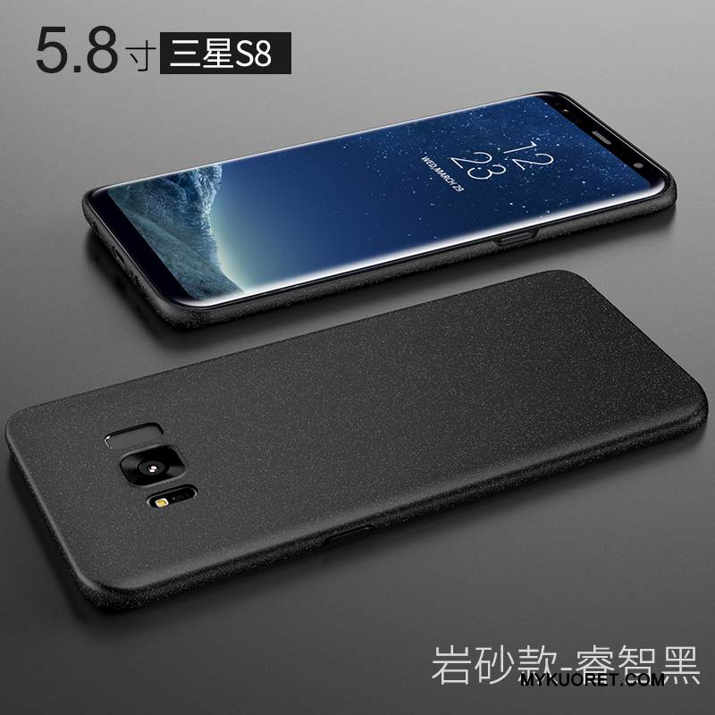 Kuori Samsung Galaxy S8 Laukut Pesty Suede Ohut, Kotelo Samsung Galaxy S8 Puhelimen Kuoret Kova