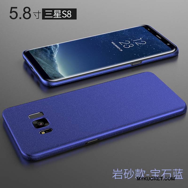 Kuori Samsung Galaxy S8 Laukut Pesty Suede Ohut, Kotelo Samsung Galaxy S8 Puhelimen Kuoret Kova