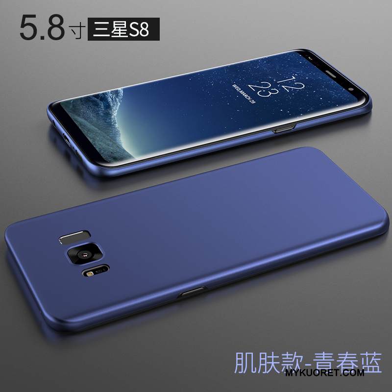 Kuori Samsung Galaxy S8 Laukut Pesty Suede Ohut, Kotelo Samsung Galaxy S8 Puhelimen Kuoret Kova