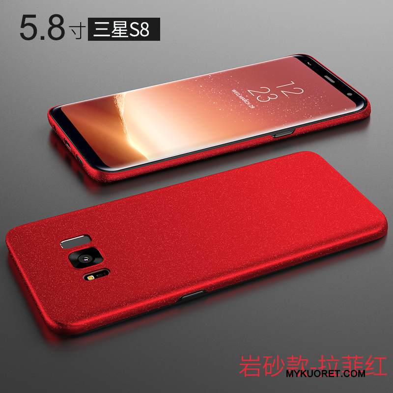 Kuori Samsung Galaxy S8 Laukut Pesty Suede Ohut, Kotelo Samsung Galaxy S8 Puhelimen Kuoret Kova