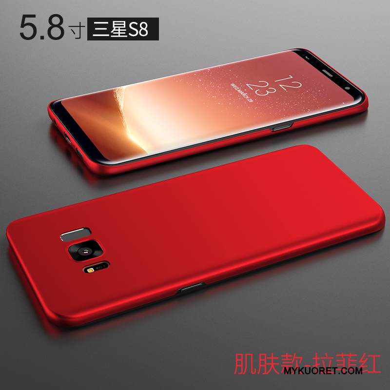 Kuori Samsung Galaxy S8 Laukut Pesty Suede Ohut, Kotelo Samsung Galaxy S8 Puhelimen Kuoret Kova