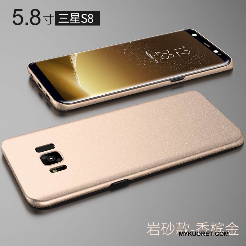 Kuori Samsung Galaxy S8 Laukut Pesty Suede Ohut, Kotelo Samsung Galaxy S8 Puhelimen Kuoret Kova