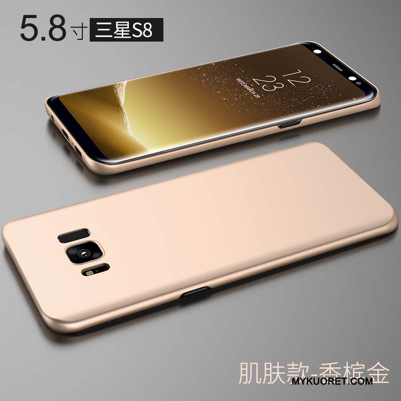 Kuori Samsung Galaxy S8 Laukut Pesty Suede Ohut, Kotelo Samsung Galaxy S8 Puhelimen Kuoret Kova