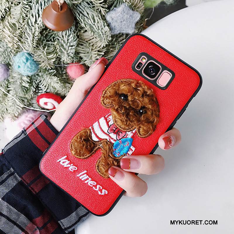 Kuori Samsung Galaxy S8+ Laukut Puhelimen Kuoret Persoonallisuus, Kotelo Samsung Galaxy S8+ Luova Murtumaton Punainen