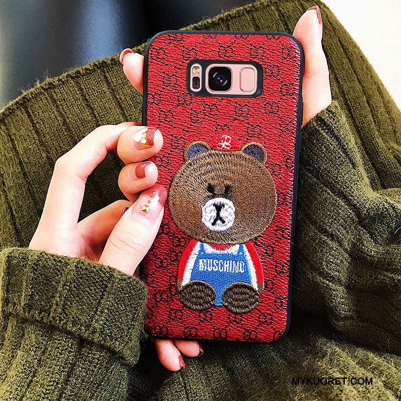 Kuori Samsung Galaxy S8+ Laukut Puhelimen Kuoret Persoonallisuus, Kotelo Samsung Galaxy S8+ Luova Murtumaton Punainen