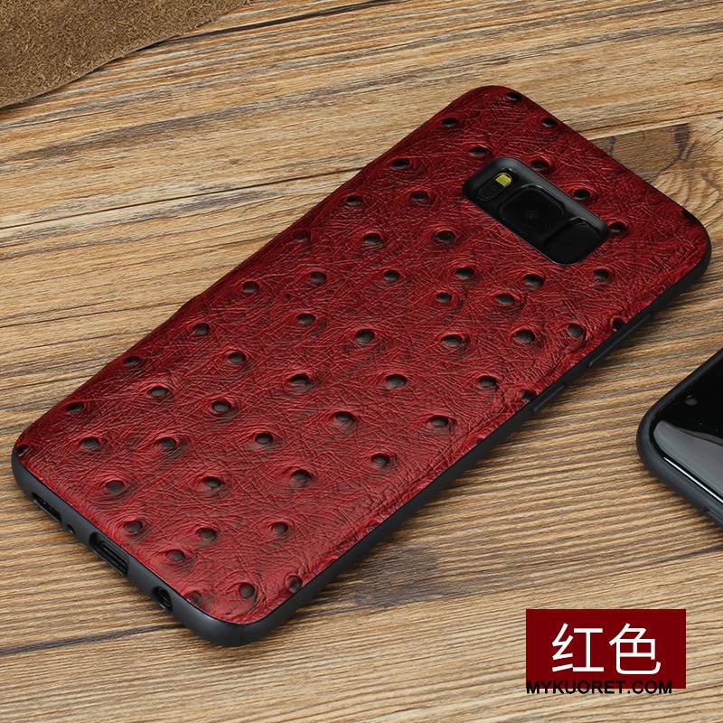 Kuori Samsung Galaxy S8 Laukut Puhelimen Kuoret Syvä Väri, Kotelo Samsung Galaxy S8 Nahka Harmaa Persoonallisuus