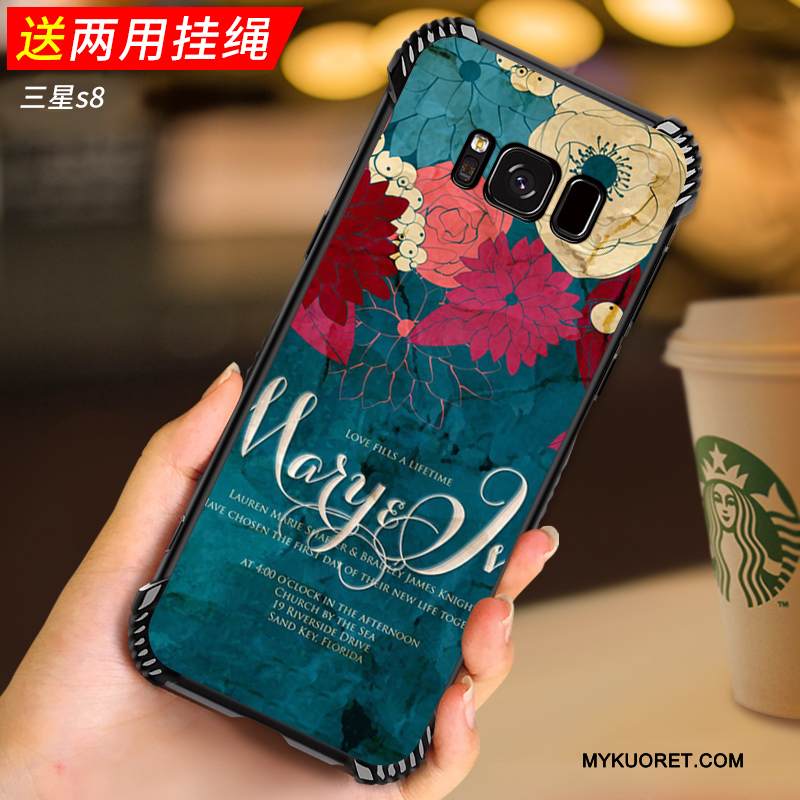 Kuori Samsung Galaxy S8 Laukut Puhelimen Kuoret Trendi, Kotelo Samsung Galaxy S8 Monivärinen Persoonallisuus Murtumaton
